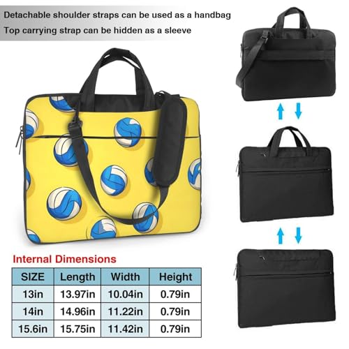 Bolso para laptop 14 pulgadas impermeable con correa miniatura 3