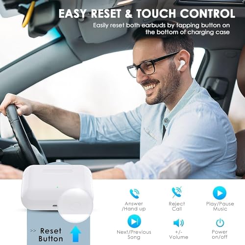 Image of Wireless Ear Buds Air Buds Pro (2nd Generation), Bluetooth Headphones with Charging Case Included, Over 42 Hours of Battery Life, Effortless Setup for iOS /Android