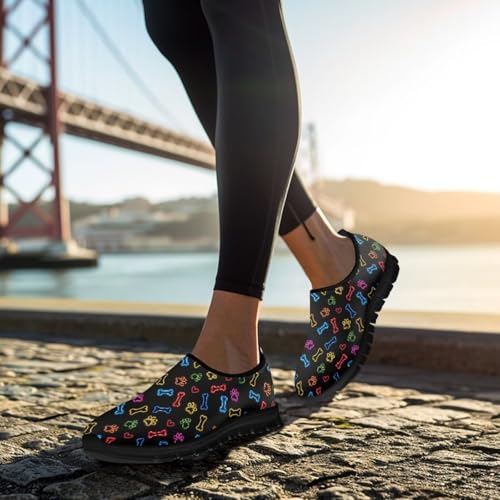 Howilath Slip on Shoes Women Walking Sneakers Casual Sport Loafers with Anti-Slip Sole for Gym Training3