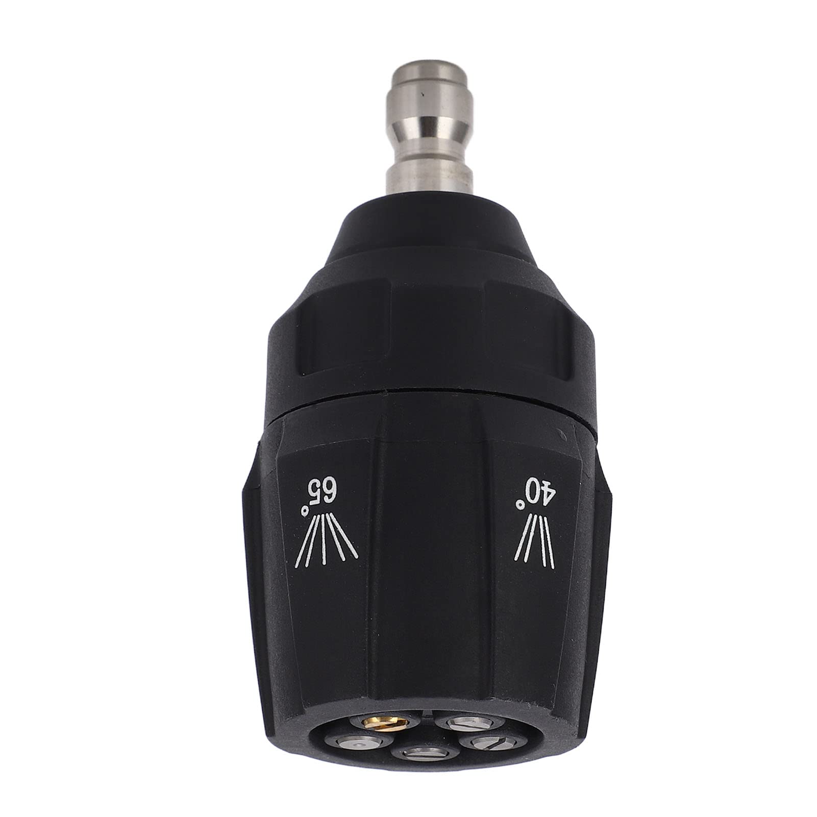 Ugello per Idropulitrice 5 in 1 Testina di Spruzzo Multirotante Regolabile a 360 Gradi Punta Connettore Rapido 1/4 di Pollice per Spruzzi D'acqua, Attrezzature Agricole