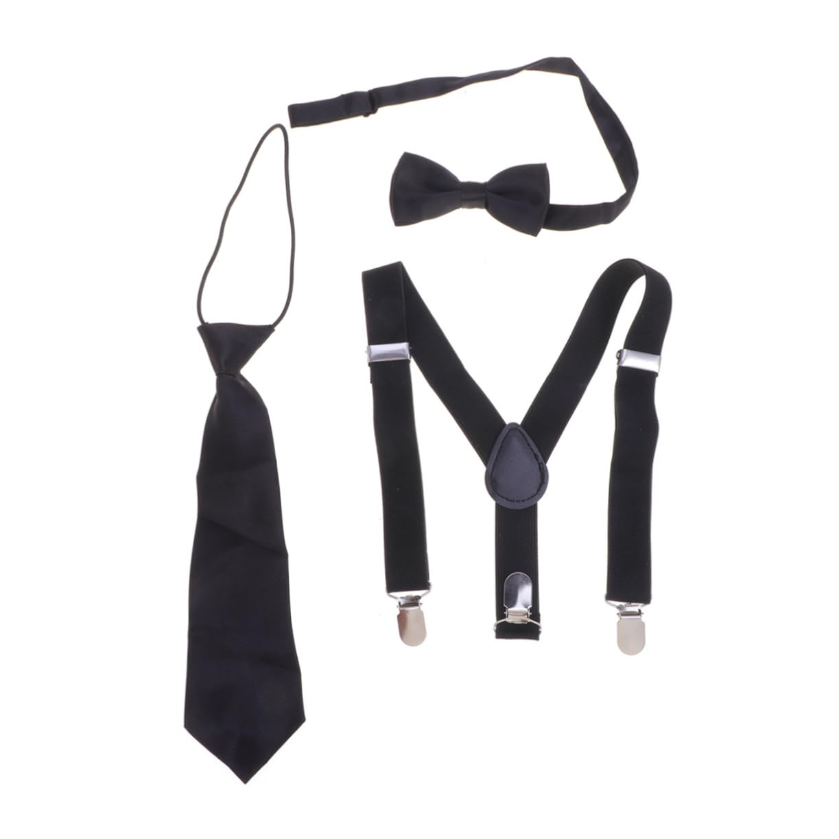 GALPADA Kids Suspenders Set Tie for Kids Boys Necktie Children Suspenders Fashion Bow Tie