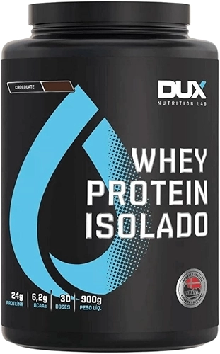 Whey Protein Isolado Chocolate Pote 900g – Contribui para os Resultados e Auxilia a Recuperação Muscular – Dux Human Health