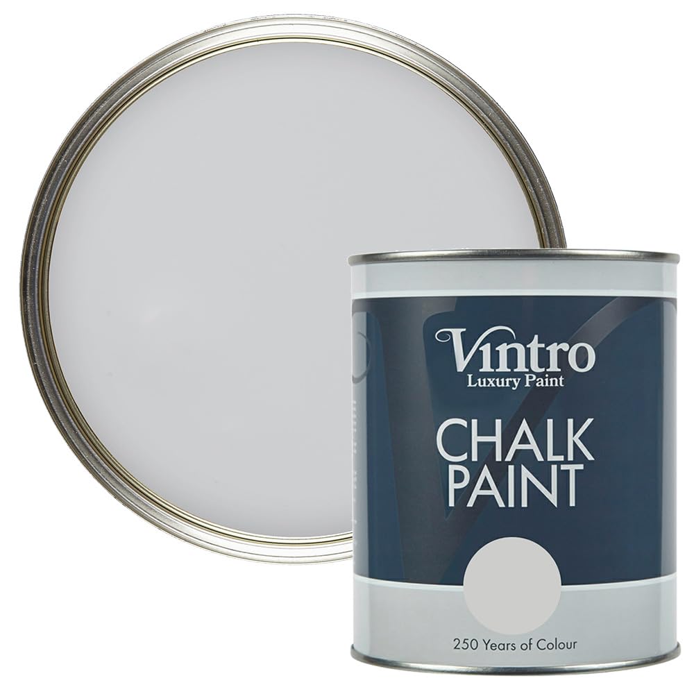 Vintro Paint Bidston Grey Matt Finish Chalk Paint 1L
