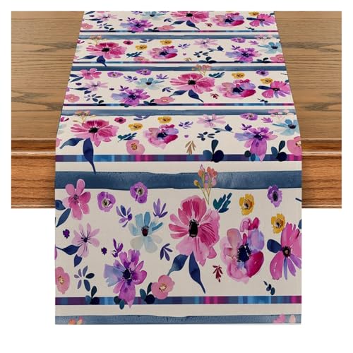 Chemin de table en jute lavable pour protéger et décorer la table - 2