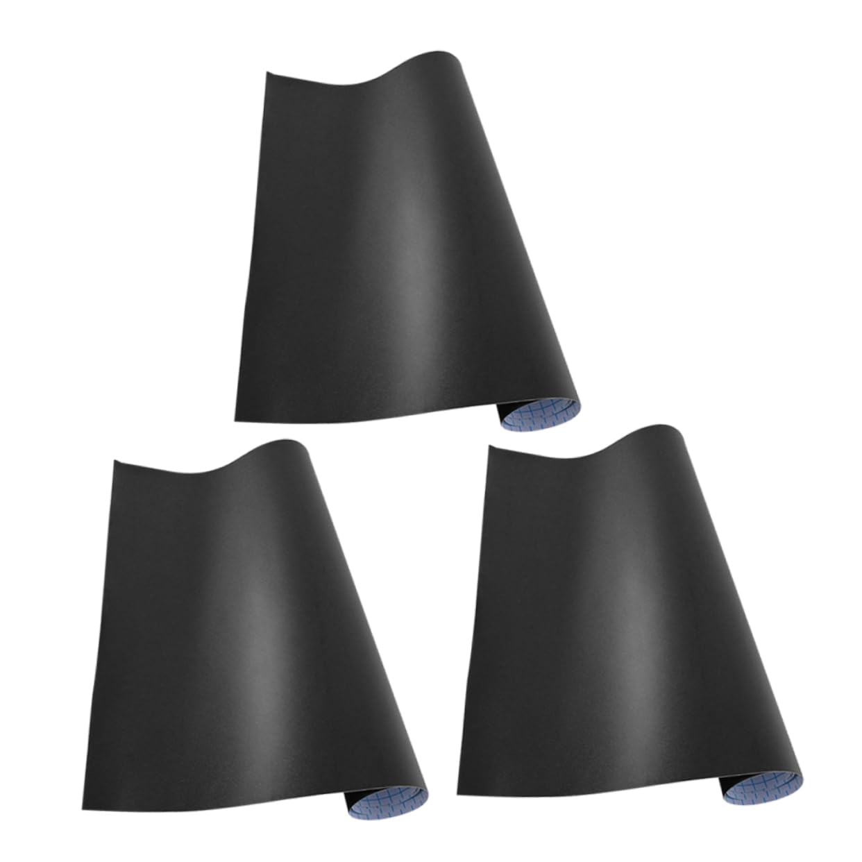 3 Stück Selbstklebende Kreidetafel Aufkleber aus Pvc Schwarz | 45 X 200cm, Abwischbar zum Schreiben und Zeichnen, für Geburtstage und Feiertage