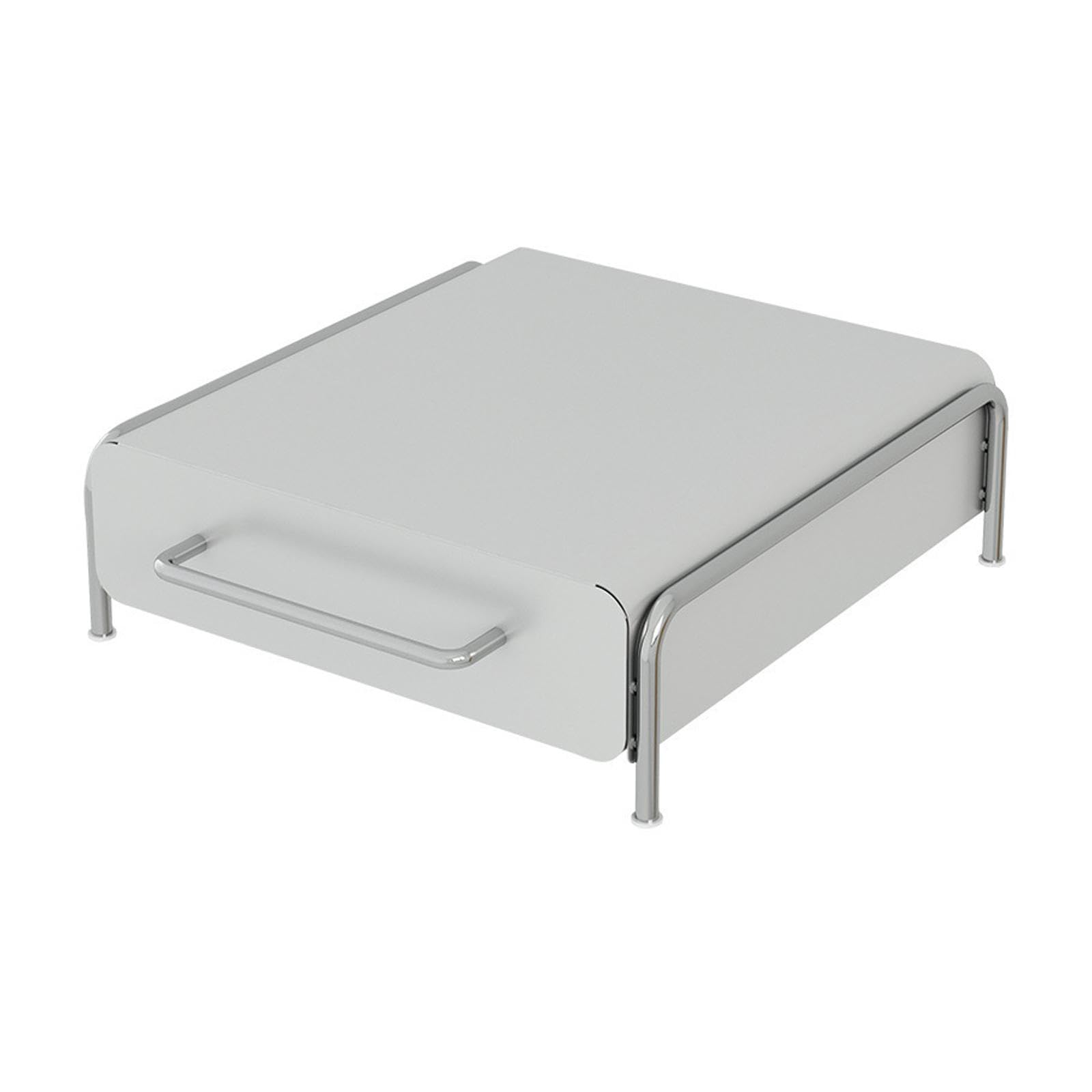 Gralara Organisateur Capsules Café Tiroir de Rangement Capsules Porte-dosettes Support Capsules Panier Capsules Structure Ferme Adapté Hôtel Maison Bureau, Blanc