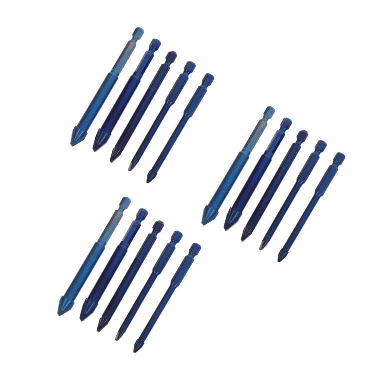 3 Set Punte Per Trapano Eccentriche Punte Per Muratura Per Perforazione Gres E Calcestruzzo Strumenti Professionali Per Diy E Lavori Da Te 5 Pezzi*3