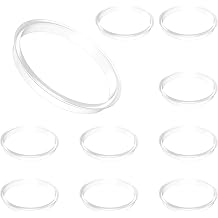 GL 45 Laboratory Bottle Pouring Ring PP Plastics GL 45 Ring Fit with Gl45 Vial ThreadClear 20pcs