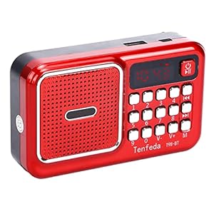 AM FM kortegolfradio, meerdere afspeelmethoden 3,5 mm koptelefoonaansluiting Hoog volume AM FM-radio HD-geluidskwaliteit voor feest