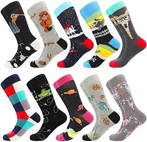 BISOUSOX Men's Novelty Socks If You Can Read This Socks Bring Me Some Tea Whiskey Beer Coffee Wine Pizza Eggs Dress Socks Cotton Funny Socks for Men Gift for Tea Lovers Game Lovers