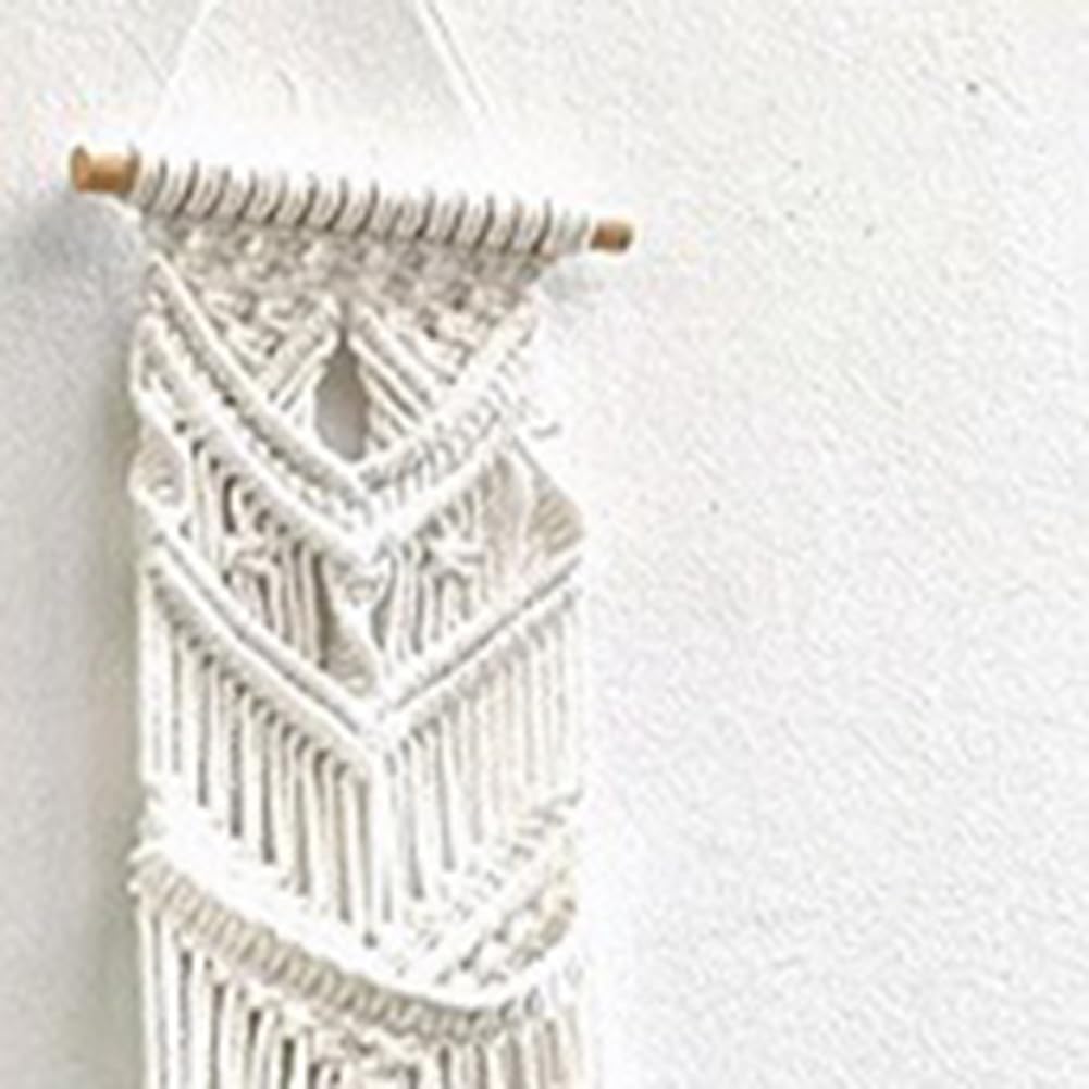 Makramee Hutaufhänger Lila - Boho Kappen Organizer Produktbild-Vorschau 7