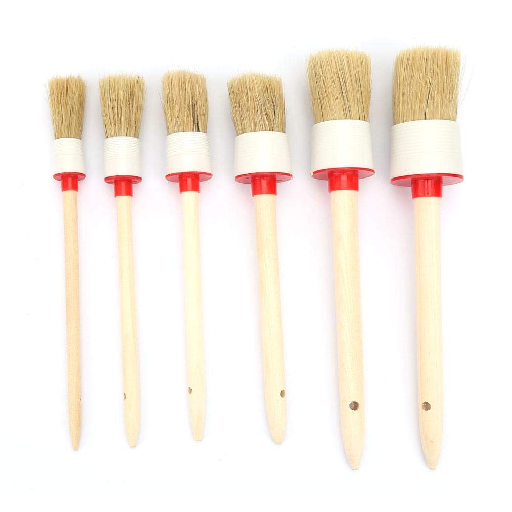 Set Pennelli Blackline Per Dettaglio Auto – Setole In Pelo Di Cinghiale Ultra Morbide