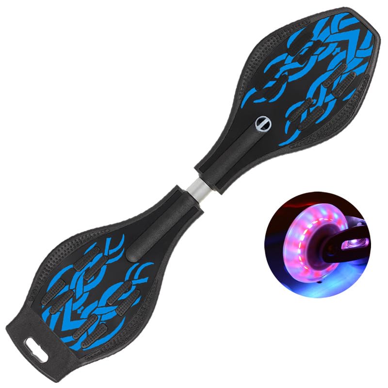 XUDREZ Caster Board Skateboard, Compact and Lightweight Caster Board Deluxe Junior Caster Board in Amazing 8 Color with Illuminating Wheels and 360 Degree Casters for More Excitement and Fun