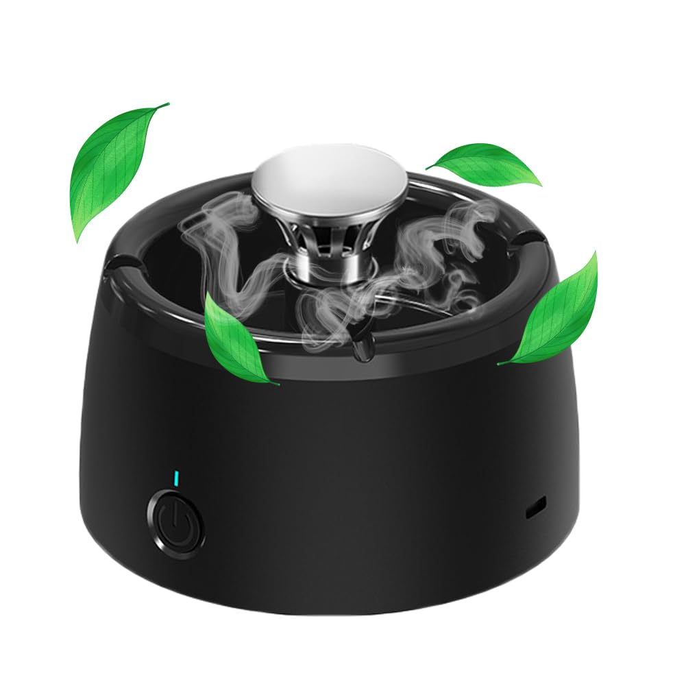 Cenicero sin humo Eliminación de humo multifuncional 2 en 1 purificador de aire cenicero portátil sin humo Ceniceros para exterior