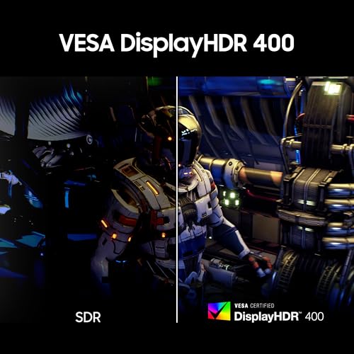 Image of Samsung 27 inch Odyssey G6 Fast IPS Gaming Monitor|QHD 2560 x 1440|350 Hz|1ms|350nits|HDR 400|FreeSync Premium|G-Sync|Ports-DP,HDMI,Headphone|Height-Tilt-Swivel-Pivot Adjustable Stand|LS27FG600EWXXL|Black