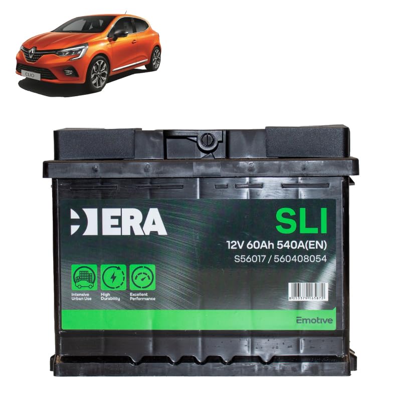 Batteria 60Ah per Renault Clio V 1.0 1.3 Tce benzina 2019+