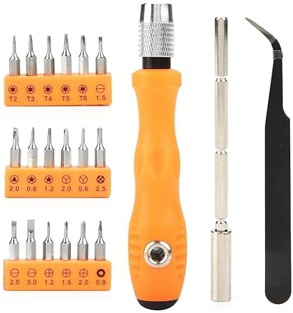 MOSHTU Professional Screwdriver Set Magnetic Repair Tool Kit Compatible with iPhone/Ipad/Android/Computer Repair Tool Kit Multi-Function