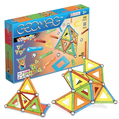 GEOMAG CLASSIC CONFETTI 68 Teile Magnetisches spielzeug für Kinder,...