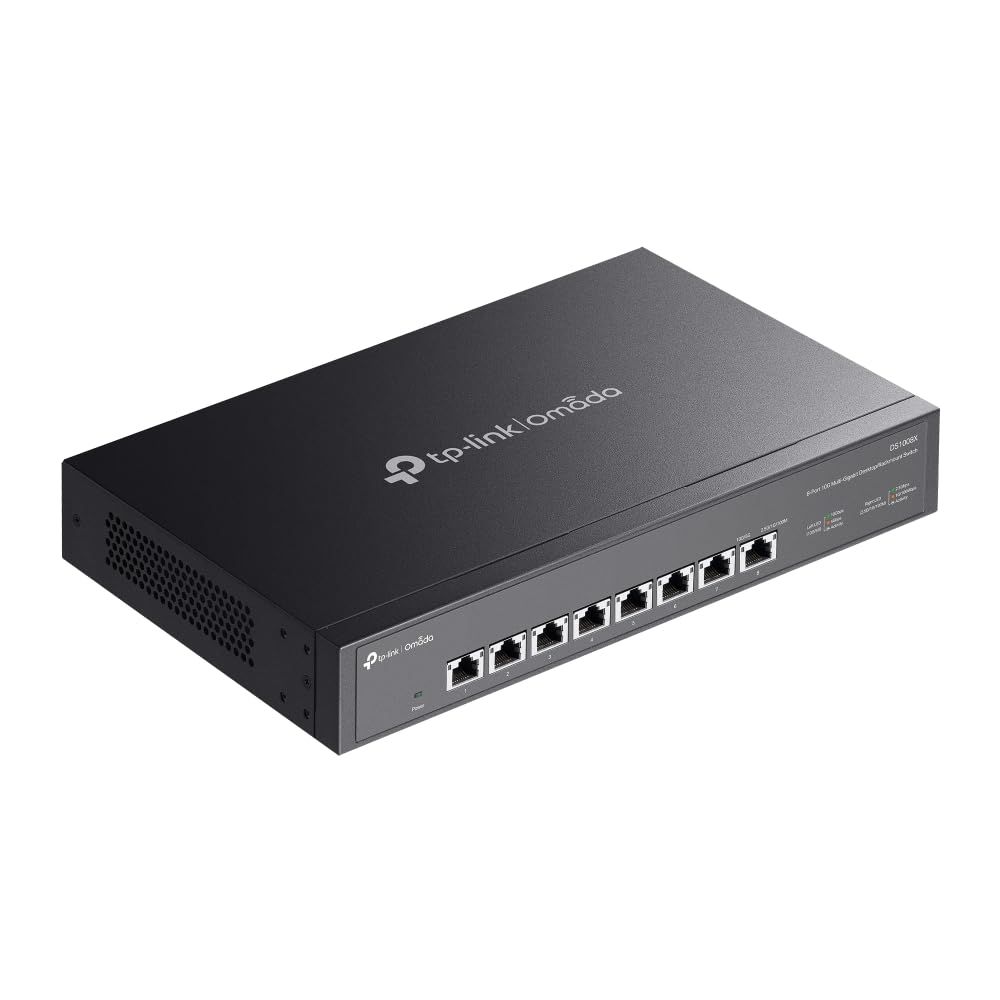 Amazon.com: Omada 8-Port 10G Unmanaged Desktop/Rackmount Switch