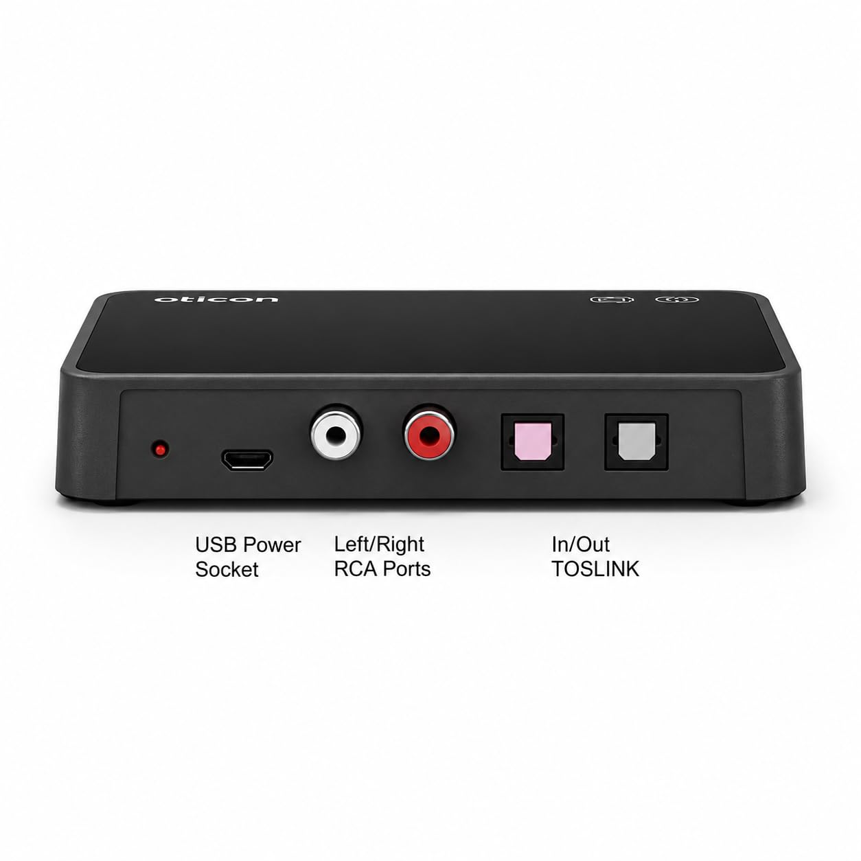 Oticon TV Adapter 3.0 - Kompatibel mit Oticon Intent, Real, More, OPN, Engage, Siya, Xceed, Own, Zirkon und Play PX Hörgeräten