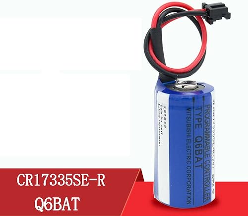 Miniatura 5 de MEELER 15 PCS CR17335SE-R Q6BAT 3V 1800 mAh PLC Batería de litio con enchufe para Q25PRHCPU Q170HBATC QNS FANUC sistema no recargable