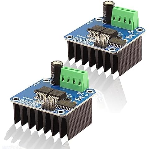2pcs BTS7960 43A IBT-2 High Current Half-Bridge Configuration PWM Driver Board DIY Smart Car Motor Driver Module Cover