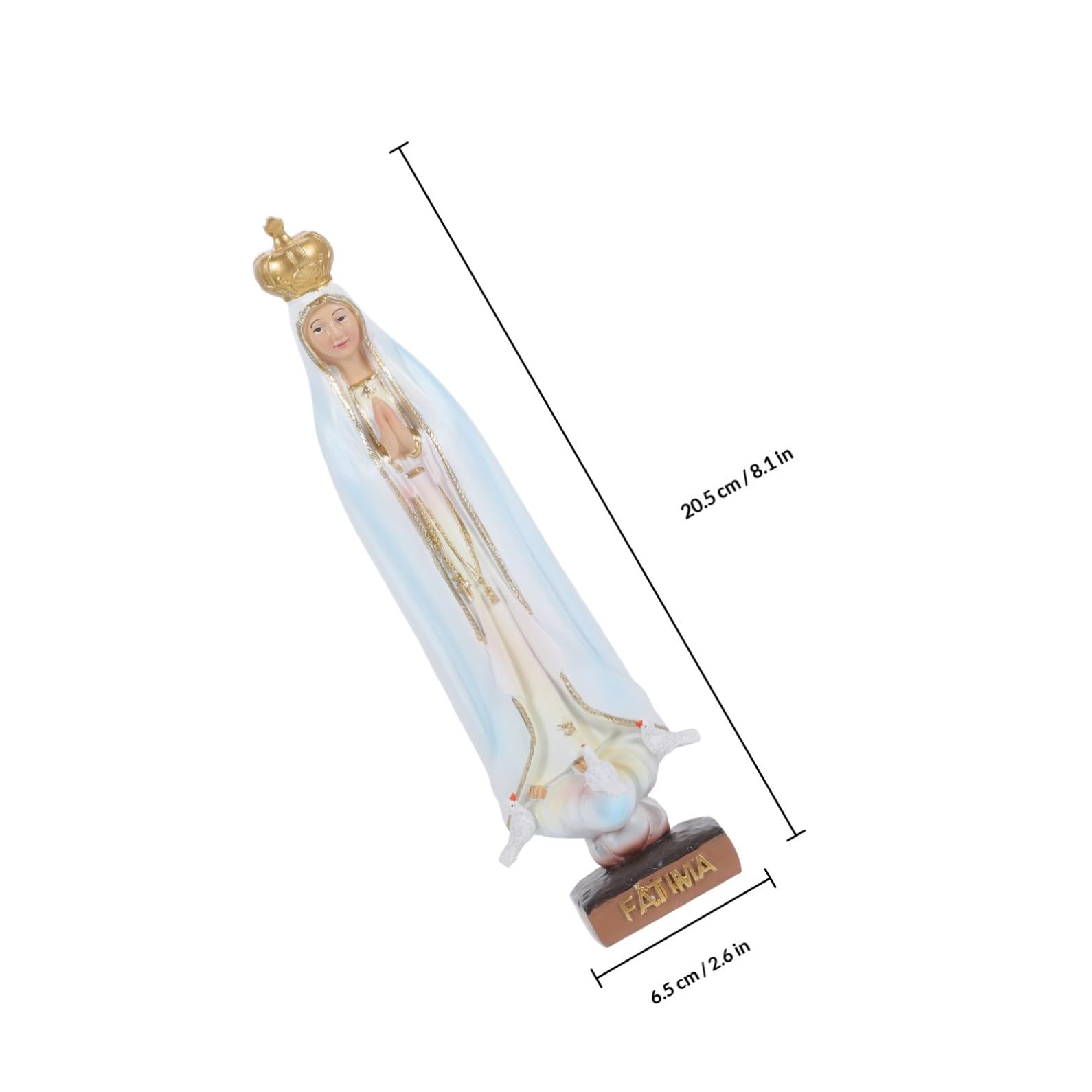Statua Religiosa Resina per Decorazione da Scultura Sacra per Idea Spirituale