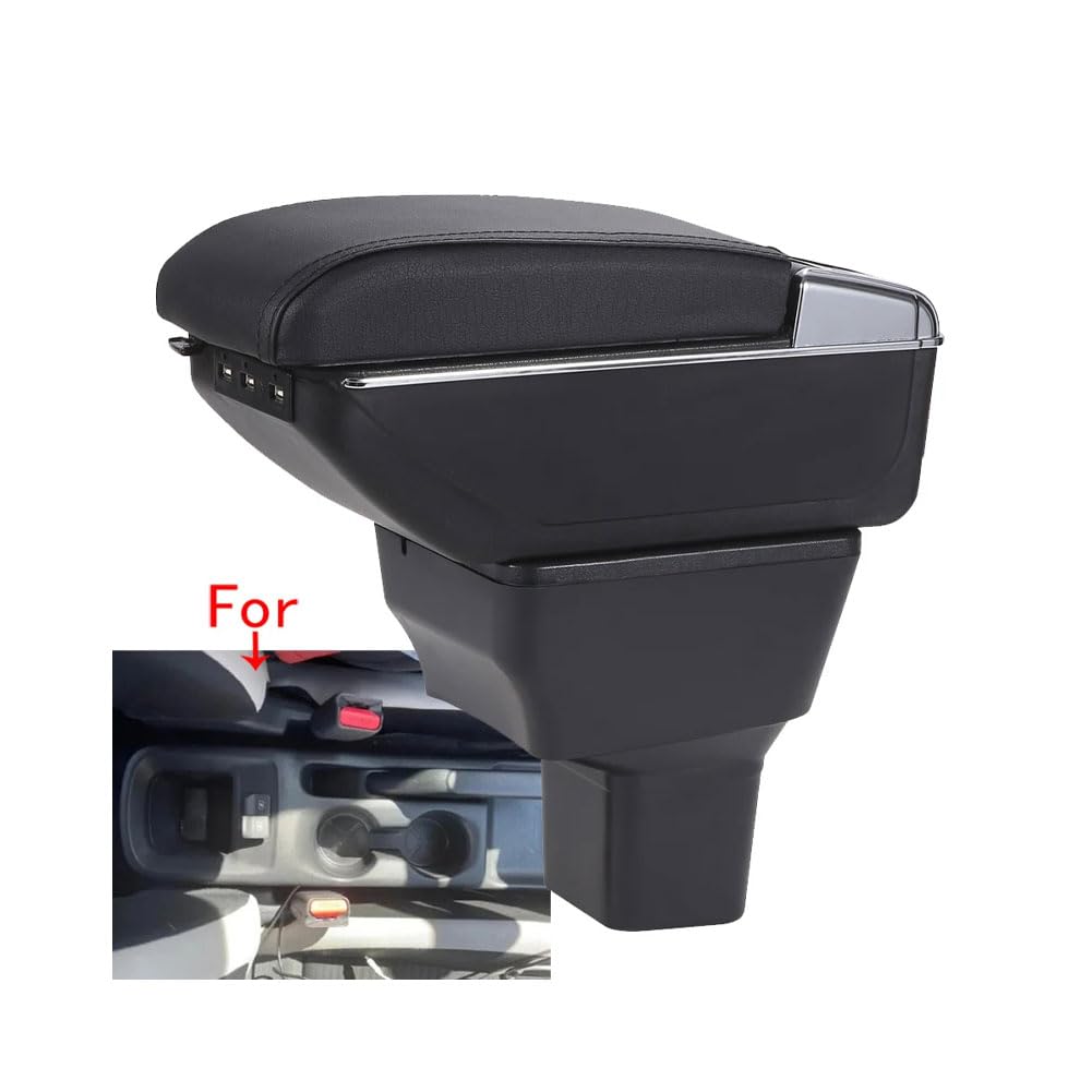 Bracciolo Dacia Sandero bracciolo Box Console centrale Storage del contenuto del negozio centrale con portabicchieri posacenere interfaccia USB  34