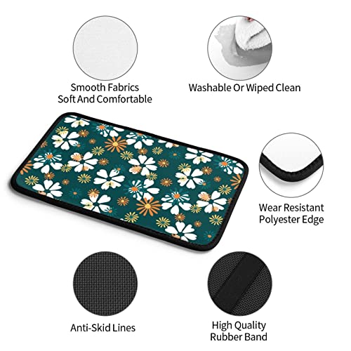 Xfshmyty Cute Daisy Flowers Violets Floral Car Armrest Cover Pad Universal Cute Fashion Auto Center Console Armrest Cover Pads Breathable Comfort Car Armrest Seat Protector For Women Girls #TOP4