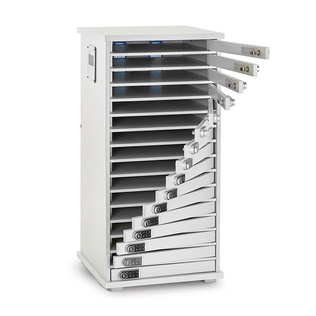 Office Needs DirectLapCabby Lyte 16 Horizontal Multi Door Laptop Tablet Charging Unit