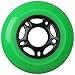 Player's Choice Outdoor Inline Skate Wheels 89a - Choose Size, Color, and Bearings (Green, 72mm/80mm Hilo, ABEC 9 Bearings)