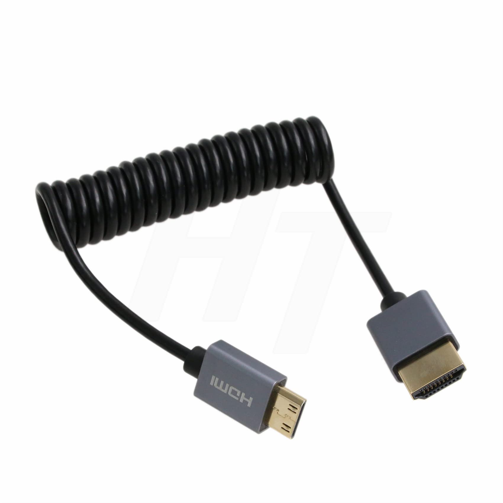 HangTon Cavo intrecciato a spirale 8K 4K 60p Mini HDMI a HDMI 2.1 per Nikon Z5