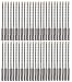 SDS Plus Hammer Drill Bit 50Pcs 3/16 in. x 6 in. Masonry Concrete Rock Drill