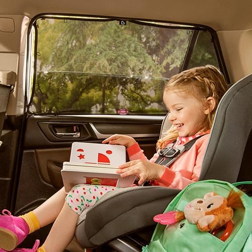 Munchkin Brica Magnetic Stretch to Fit Sun Shade, Black, 1 Pack - 1