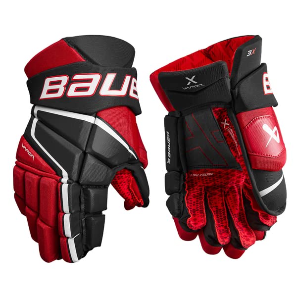 Bauer Vapor 3X Handschuhe Intermediate, Größe:12 Zoll, Farbe:schwarz/weiß