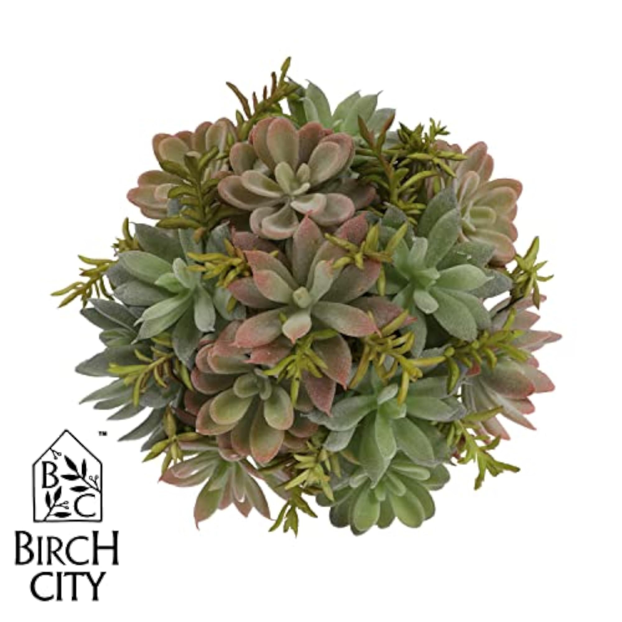Artificial Succulents Plants in Pots, Faux Greenery Decor