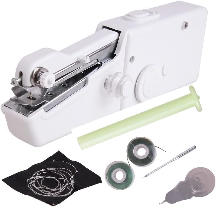 Portable Mini Sewing Machine Needlework Cordless Handheld Clothes Useful Portable Sewing Machine Hand Tools