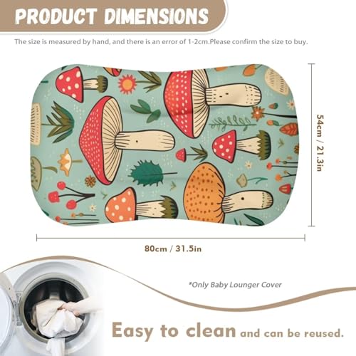 Image of ZOUTAIRONG Mushroom FlowerSoft Bassinet Sheets Dinosaur Comfy Polyester Cradle Sheets for Baby Boys Girls Universal Fit for Most Cradle and Bassinet Mattress Blue