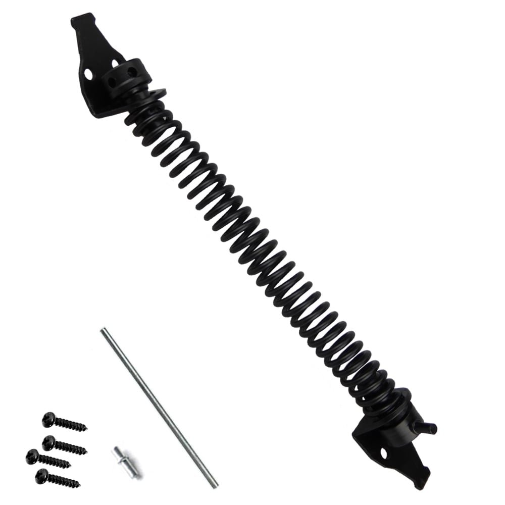Perry Black Quality Adjustable Spring Gate Closer 250Mm (10")