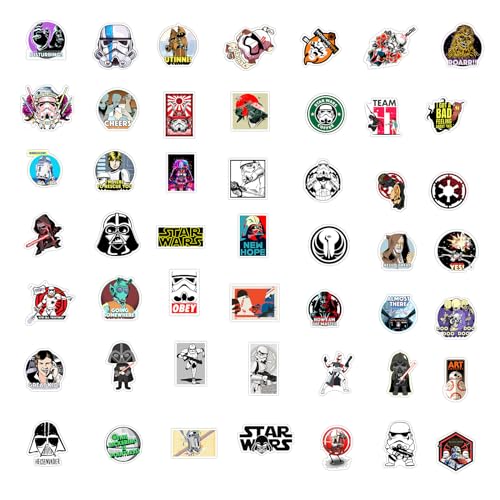 Ninegirl FSC 100Pcs Star War Stickers thumb #2