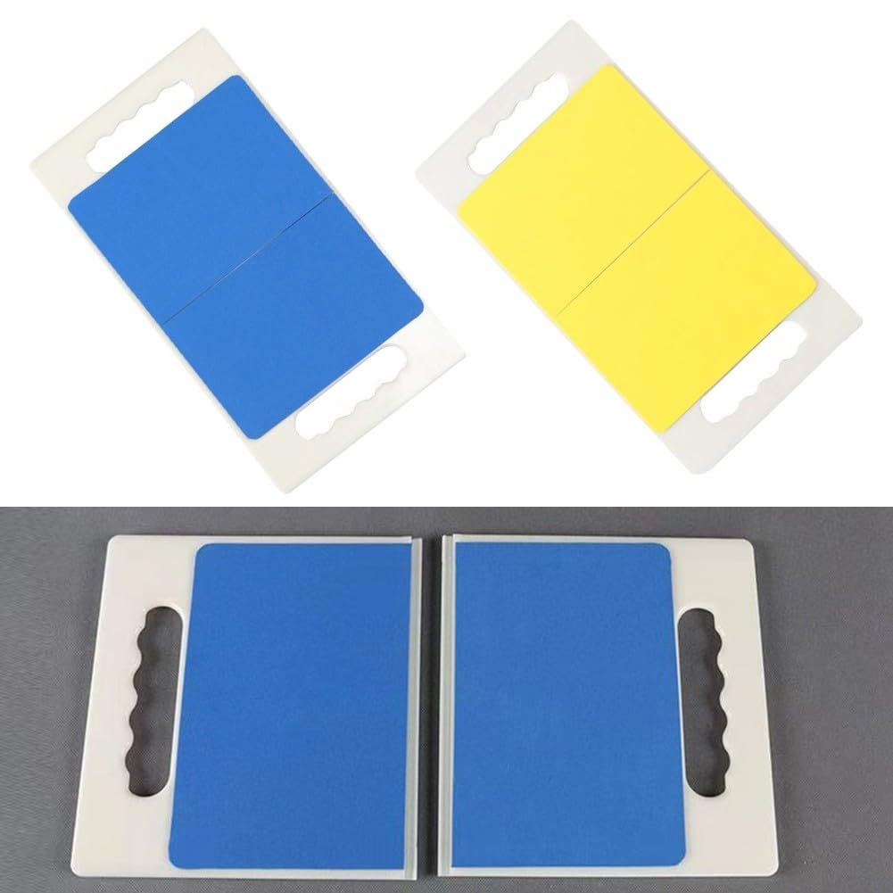 Tabla de descanso Taekwondo con mango 0.6 cm y 0.9 cm de grosor para diferentes fuerzas (azul)