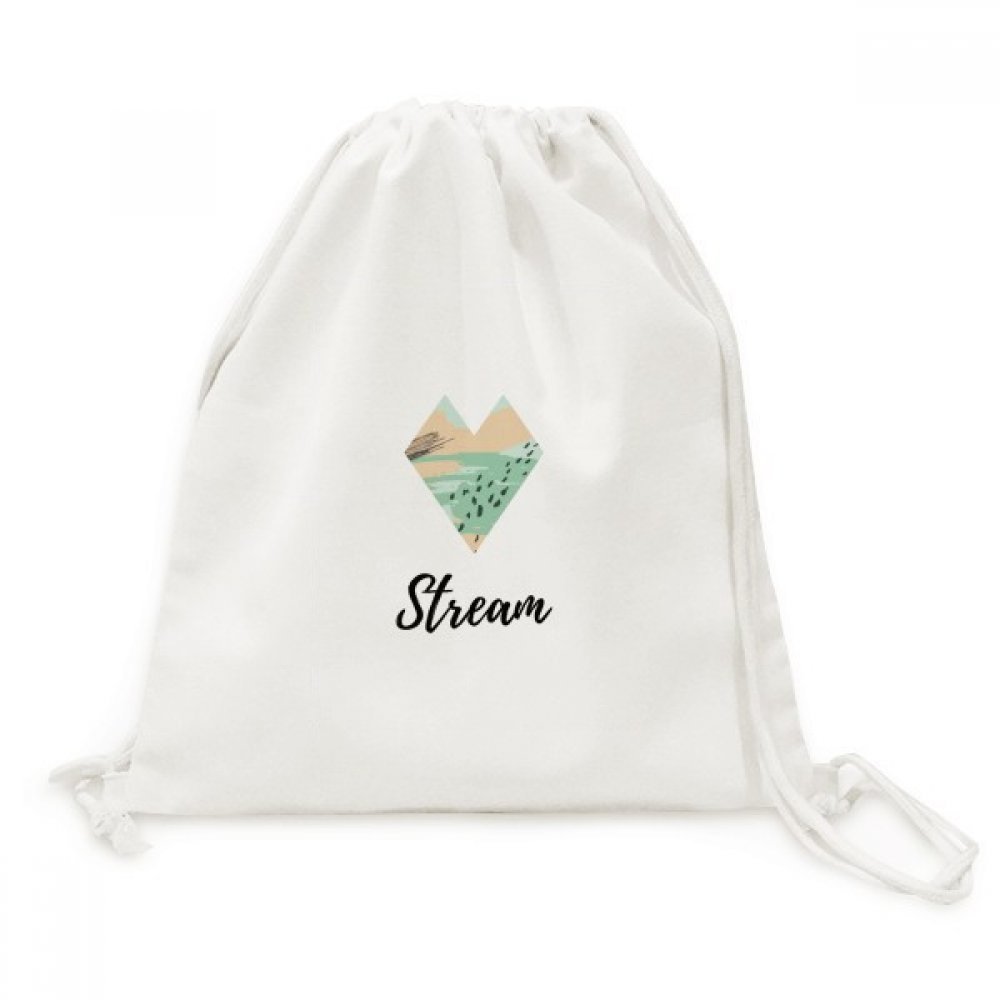 Sac de voyage en toile avec cordon sac à dos imprimé végétal - 5
