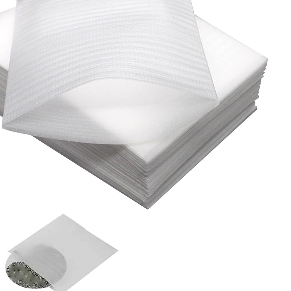 120 pezzi materiale da imballaggio, pluriball in schiuma per vetro, porcellana e stoviglie, per imballaggi sicuri, mobili in vetro porcellanato, imbottitura per il trasporto (3 misure)