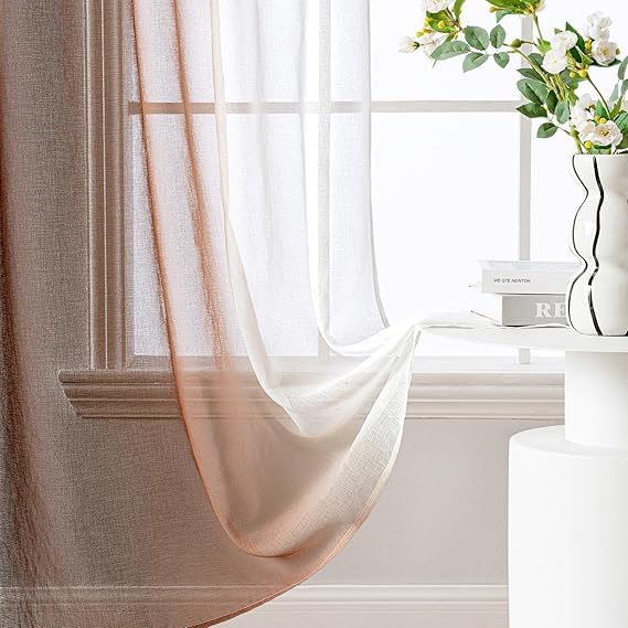 MIULEE 2 Panneaux Couleur Pure Rideaux De Fenêtre Transparents Lisse Élégant Panneaux Voile De Fenêtre/Rideaux/Traitement pour Chambre Salon Gris Clair 140x245cm MIULEE 2 Panneaux Couleur Pure Rideaux De Fenêtre Transparents Lisse Élégant Panneaux Voile De Fenêtre/Rideaux/Traitement pour Chambre Salon Gris Clair 140x245cm
