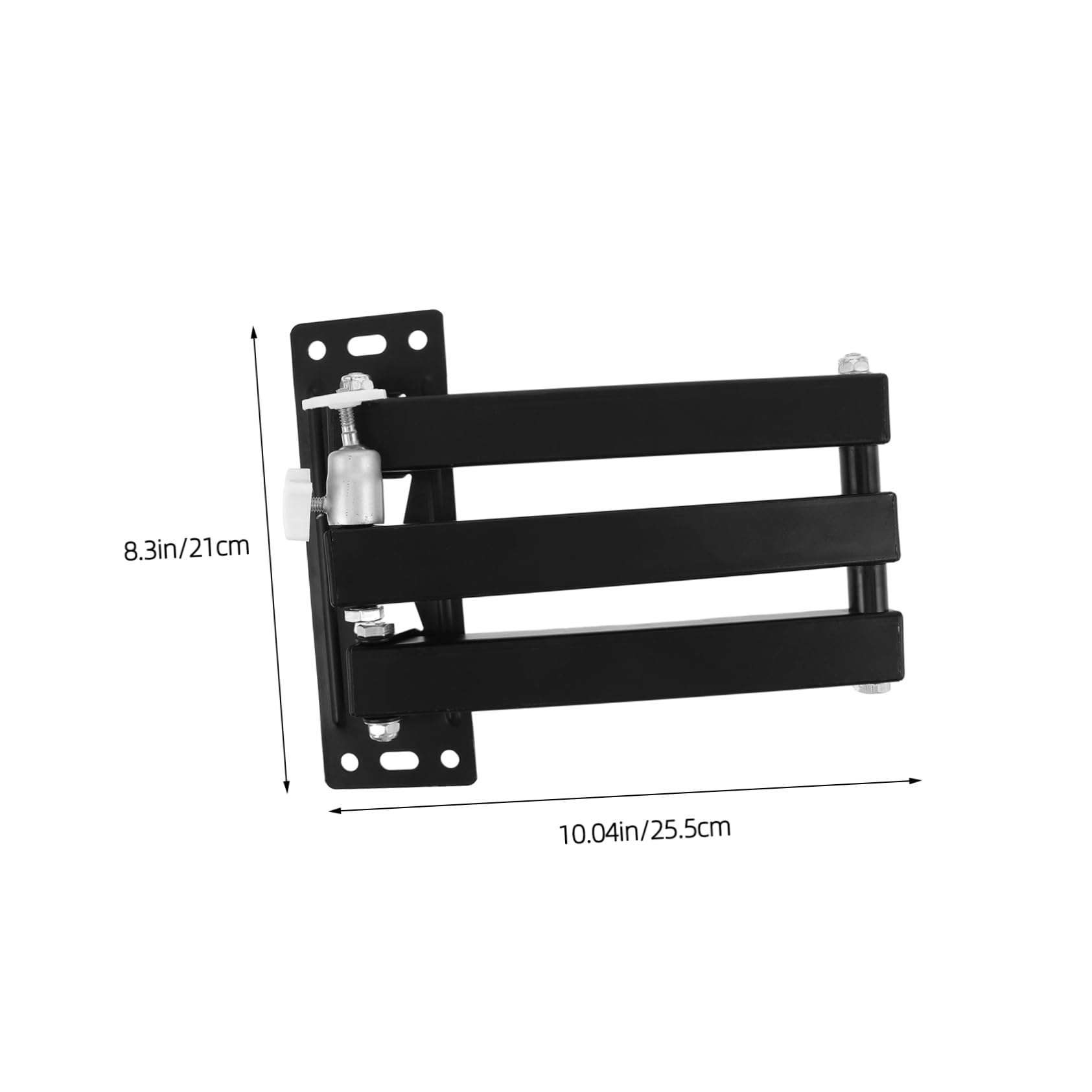 DOITOOL Soporte para Proyector de Pared Negro en Aleación de Aluminio Fuerte Estabilidad y Diseño Compacto Adecuado para Uso en Dormitorio o Junto Cama