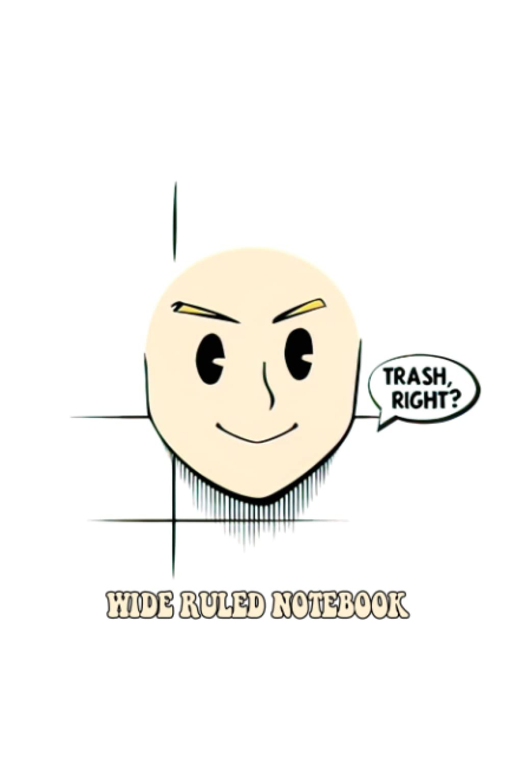 Wide Ruled Notebook: A Small Fantastic Mirio Office Togata Online Trash Garden Right Planner For Girls, Women, Boys Blank Handbook Composition