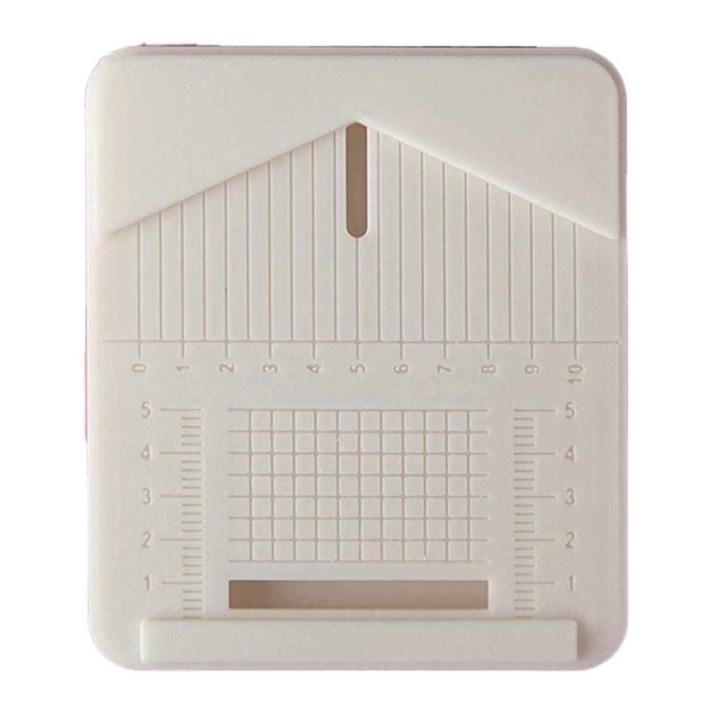 Cvoepobey Soft Ceramic Punching Tool Auxiliary Drilling Dust Box DIY Jewelry Positioning Polymer Clay Tool White