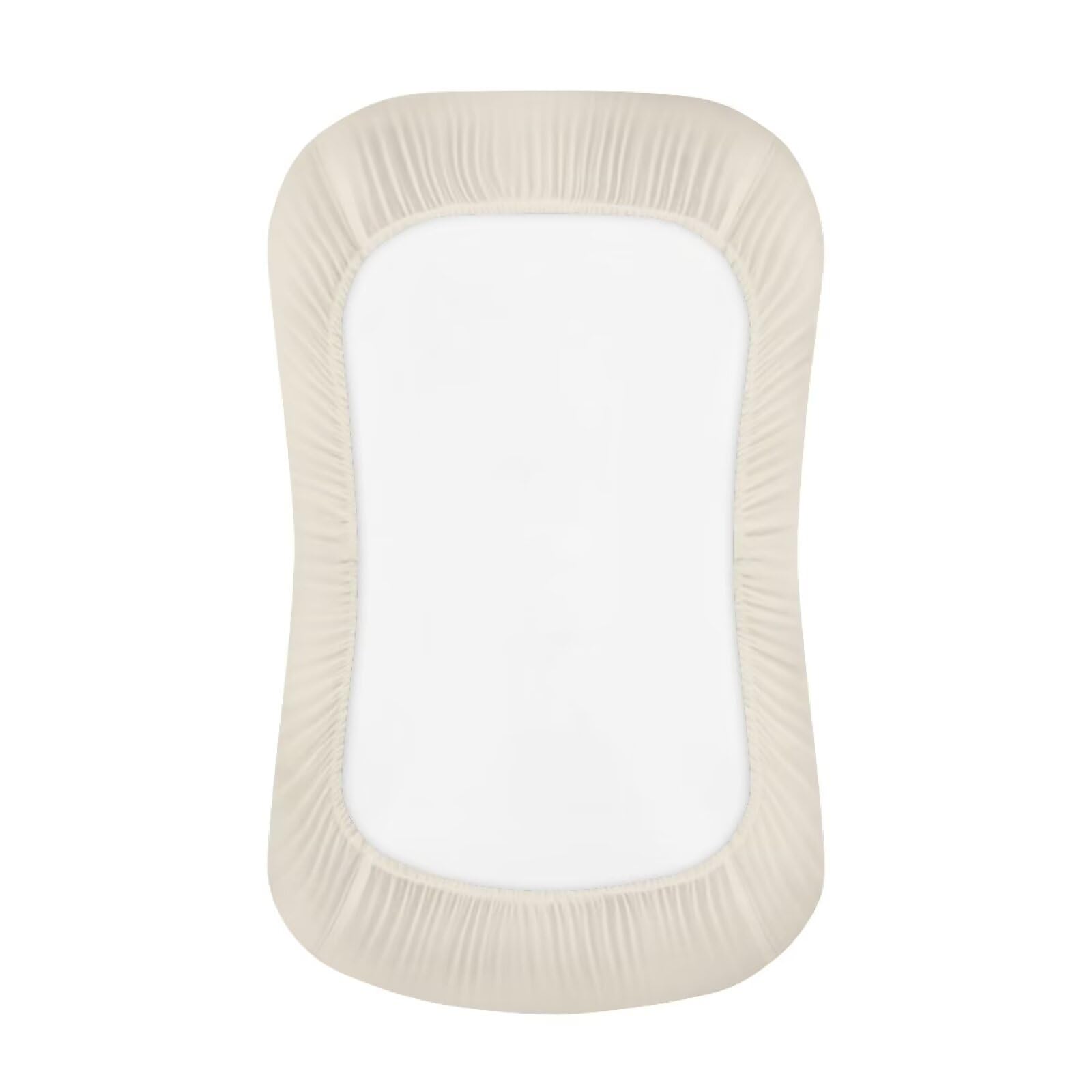 Tongluoye Cute Cat Baby Lounger Cover Soft Newborn Lounger Cover for Boys & Girls Co-Sleeper for Baby in Bed 0-12 Months Baby Padded Loungers Cover Removable Slipcover for Toddler Grey