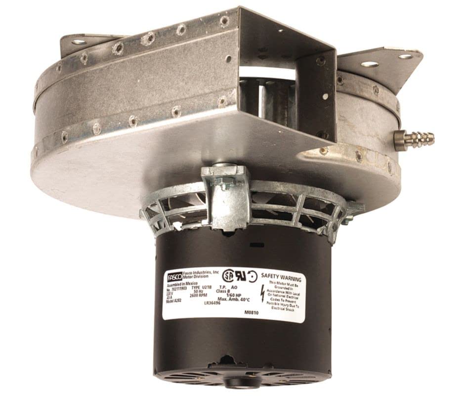 Miniatura 3 de Fasco A282 3.3" Marco sombreado poste OEM reemplazo específico soplador con cojinete de manga, 160HP, 2600rpm, 220V, 60Hz, 0.45 amperios