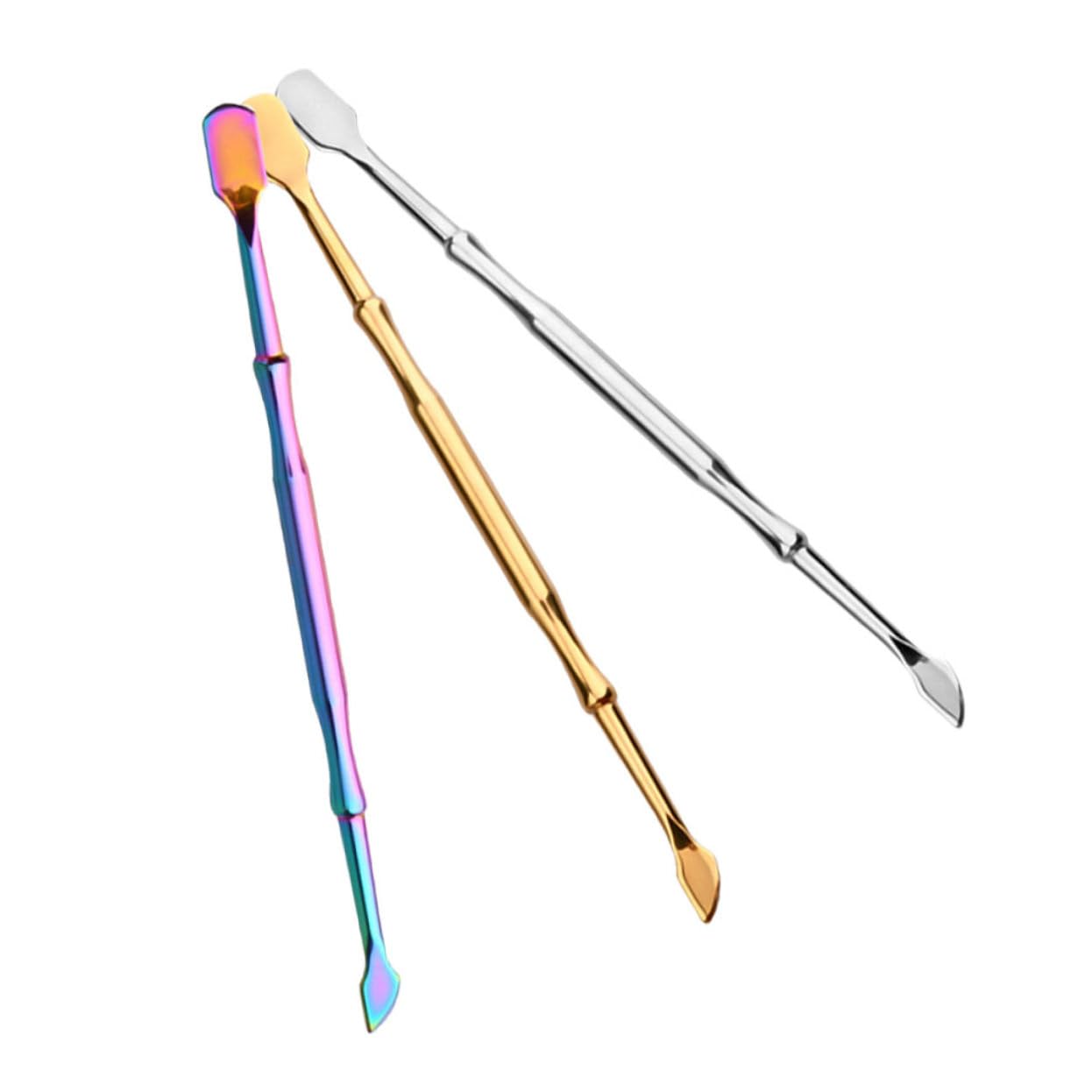 VICASKY Complete Manicure Tool Kit Cuticle Pusher Cutter Remover Scraper 6 Piece Set Nail Care Tools Easy to Use